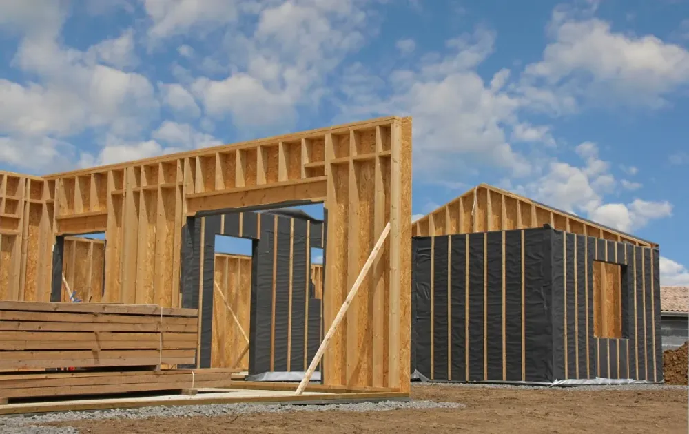 Ossature en bois maison